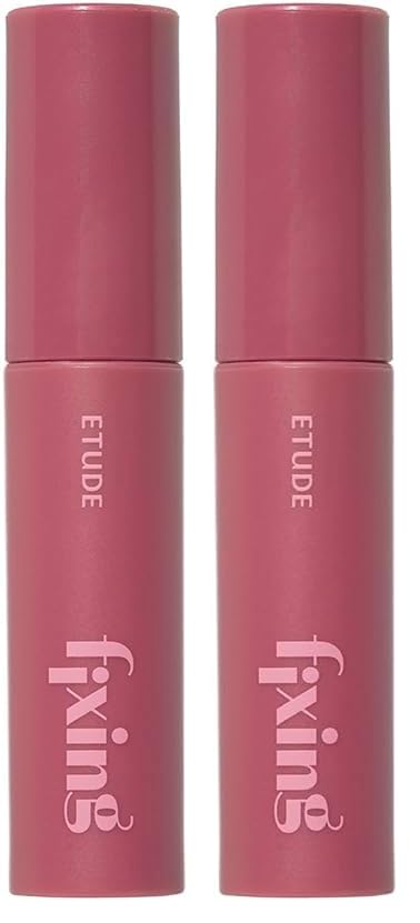 Image of ETUDE Fixing Tint Mini| Long Lasting Liquid Lipstick |Waterproof, Smudgeproof, Lightweight Matte Finish Lip Stain|Korean Makeup| Full Coverage| Shade- 07 Cranberry Plum Mini-2g (Pack of 2)