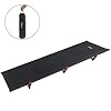Alpidex Ultralight Camping Bed Can Hold up to 120 kg, Only 1,820 g Incl. Pack Sack, Floor Clearance 16 cm, Minimal Pack Size