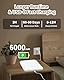 Ein Stück LED Deckenleuchte mit Bewegungsmelder–6000mAh Akku deckenlampe,Magnetische Montage,3 Farbtemperaturen,Dimmbar,USB Wiederaufladbar,Kabellos,Ideal für Bad,Flur,Treppe,Keller–Mit Fernbedienung