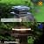 Dynaming 6 Pack Solar Post Cap Lights, Outdoor Decorative Solar Lights Black Shell Caps Fit 4x4 5x5 6x6 Vinyl/Wooden Posts, Brightness Warm White LED Lighting for Garden Fence Deck Patio