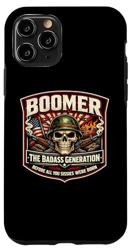 USA �u�[�}�[���� Badass Before You Sissies Were Before You Sissies Were Born �X�}�z�P�[�X iPhone 11 Pro �p