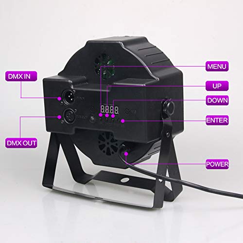 Black Lights, Koot Strobe Lights Uv Stage Dj Lighting 72W 36 Leds Up Wash Disco Party Supplies By Dmx And Remote Control For Karaoke Club Bar Wedding Show #TOP2