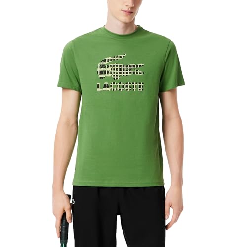 Lacoste Men's Sport Tennis x Daniil Medvedev T-Shirt, Green, Large