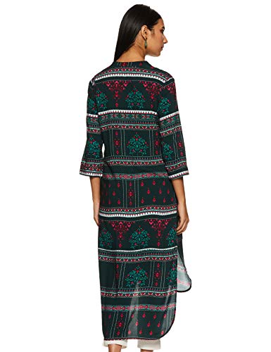 Image of Amazon Brand - Tavasya Women's Rayon Solid Regular Kurti