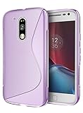 Moto G4 / G4 Plus Case, Cimo [Wave] Premium Slim Protective Cover for Motorola Moto G 4th Generation / Moto G Plus (2016) - Purple