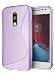 Moto G4 / G4 Plus Case, Cimo [Wave] Premium Slim Protective Cover for Motorola Moto G 4th Generation / Moto G Plus (2016) - Purple