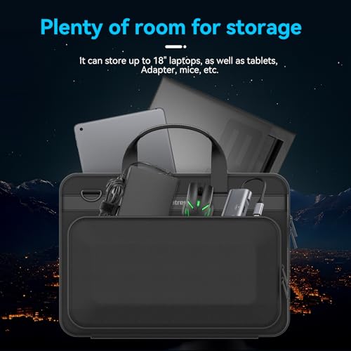 Smatree Heavy Duty Hard Case for HP OMEN Laptop 17 Series/OMEN Laptop 17t Series, for MSI Gaming Laptops Vector GP76/GP76 HX/GE76 Raider/GE76 DRAGON TIAMAT Series, for HP Envy Laptop 17t/17 (A800XL)