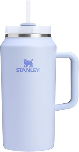 STANLEY Quencher H2.0 - Vaso con mango y popote de 64 onzas  Tapa Flowstate de 3 posiciones  Gran capacidad para viajes y deportes  Taza de acero