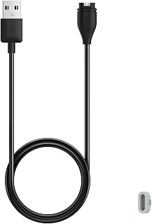Charger for Garmin Venu, Venu 3/3S/2/2 Plus/2S/Sq 2/Sq, Replacement Charging Cable Cord with a Grey Dust Plug for Garmin Watch (1)