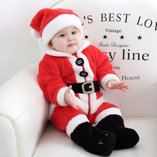 Disfraz completo de bebé tipo Santa Romper 3-4T miniatura 6