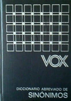 Hardcover Vox Diccionario Abreviado de Sinonimos Book
