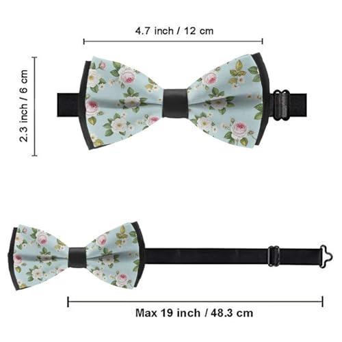 Supdreamc Men’s Adjustable Bow Tie, Pre-Tied Gentleman Formal Casual Party Wedding Banquet Prom4