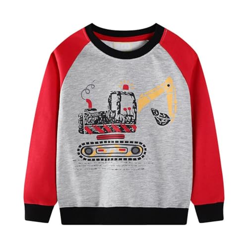 Girls Boys Toddler Cute Sweatshirt Crewneck Long Sleeve Sweatshirts Fashion Casual Loose Funny Graphic Pullover