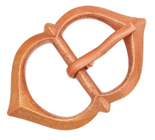 Lord of BattlesLate Medieval Belt Buckle Solid Bronze Buckle Perfect for Medieval Clothing/Leather Accessory, LARP, Cosplay, Reenactments - Lost-Wax Cast Bronze