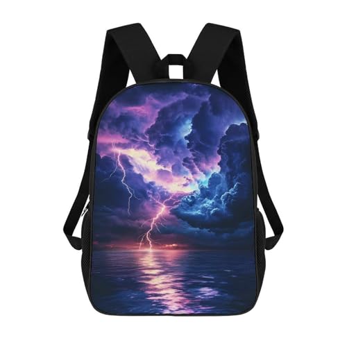 Seastorm 17 Inch Backpack Classic Travel Daypack with Adjustable Shoulder Straps for Men Women