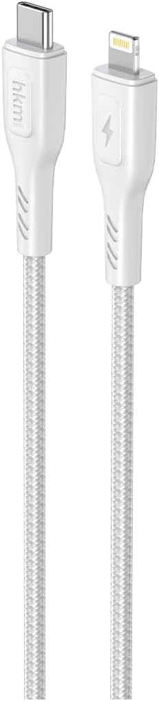 KNIT 30W Hızlı Şarj Destekli, Type-C to Lightning Şarj ve Data Aktarım Kablosu, 1 metre, Beyaz