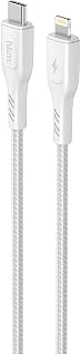 KNIT 30W Hızlı Şarj Destekli, Type-C to Lightning Şarj ve Data Aktarım Kablosu, 1 metre, Beyaz