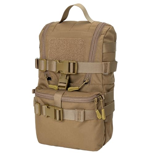 IDOGEAR SPORTS Tactical MOLLE Hydration Pack Coyote