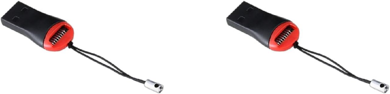 USB Card Reader USB 2.0 Memory Card Reader Writer Hangable Portable USB Card Reader USB 2.0 Memory Card Reader Writer Hangable
