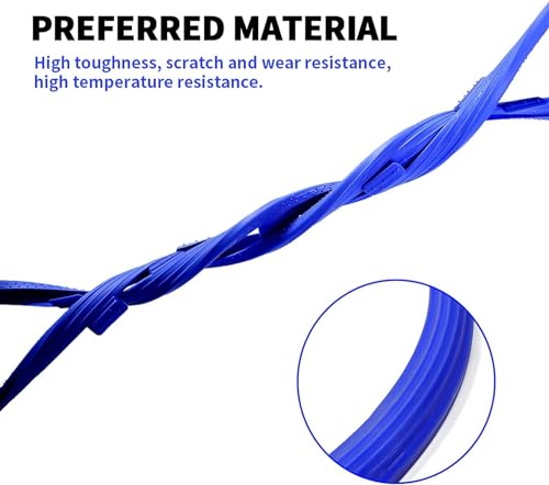 4pcs Car Wheel Hub Protection Ring for Chevy Edge Protector, Tyre Protection Trim,Alloy Wheel Protector(Color:Red,Size:19in)