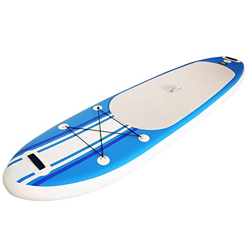 HomComTabla de Surf Hinchable con Remo Ajustable y Bomba 305x76x15cm Tablas Paddle Surf con 3 Aletas...