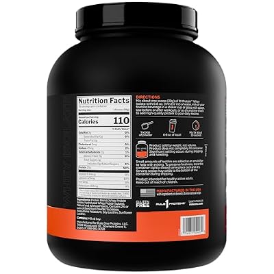 Rule 1 Proteins R1 Protein Whey Isolate - with 25g Protein & 6g BCAA Exclusively from Isolated & Hydrolyzed Sources for Workout Recovery (5 Pounds, Strawberries & Creme)