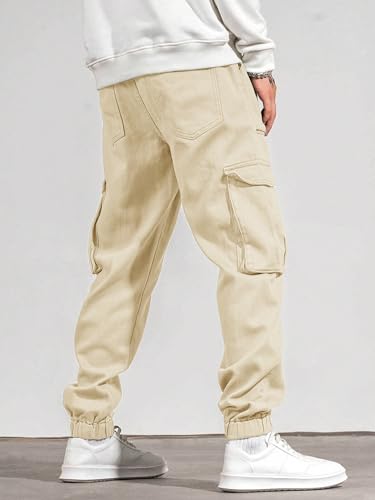 Image of Noble Monk Cargo for Men || Cotton Cargo Pant || Stylish Multi-Pocket Casual Trousers for Men