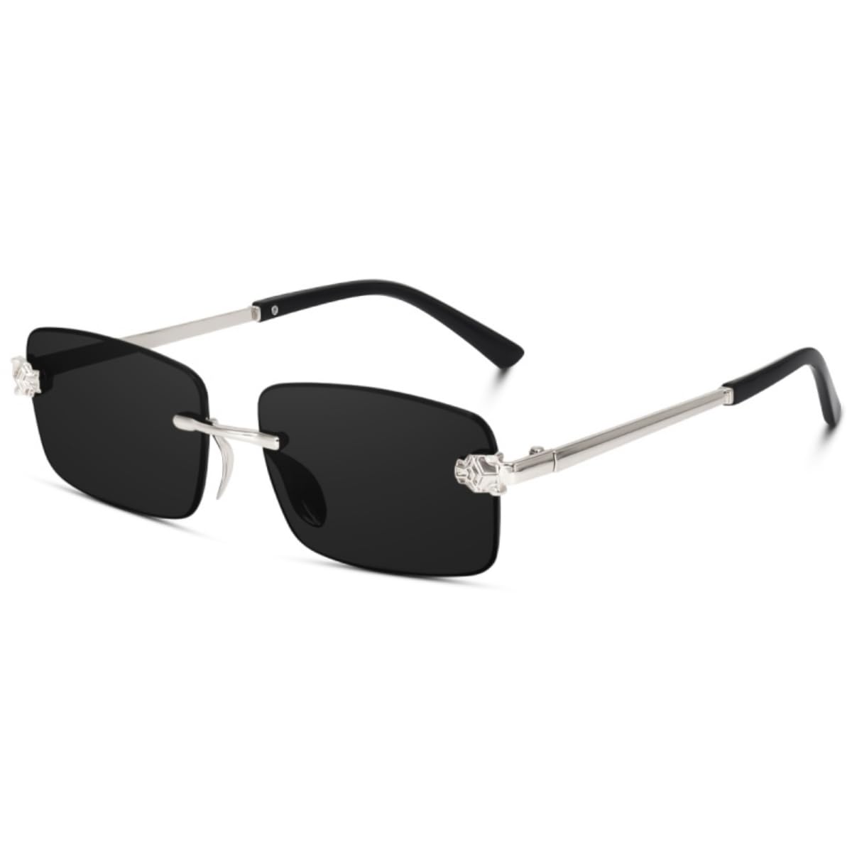 Desire Square Luxury Rimless Sunglasses For Men Women, Cartiar Metal Frame, Non-Polarized UV Protection Frameless sunglass - Review, Price and Buying Guide
