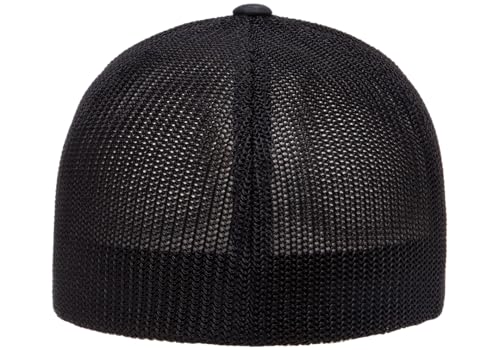 Image of Flexfit Unisex Mesh Fitted 2-Tone Trucker Hat, One Size