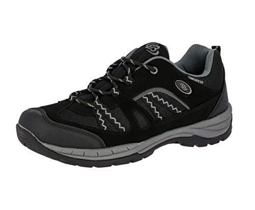 Brütting Fresno Unisex Trekking- & Wanderhalbschuhe, Schwarz/ Grau, 40 EU