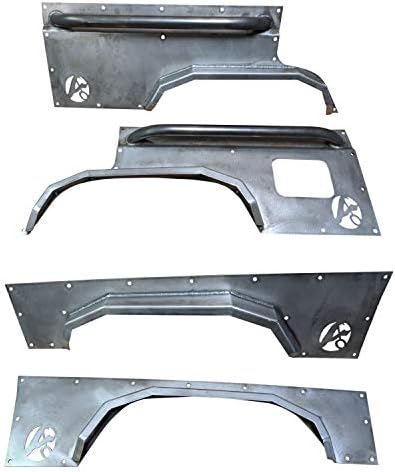 Front and Rear Elite Steel Fender Flares-Jeep Cherokee XJ 4 Door (84-01)