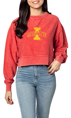 Image of chicka-d NCAA womens Corded Boxy Pullover
