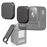 Hero8 Silicon Lens Adsorption Cap and ABS Battery Door Cover with Charging Port (2+1 Packs) for GoPro Hero 8 Black Action Camera，Fire Rock HERO8 Protective Cover Accessories