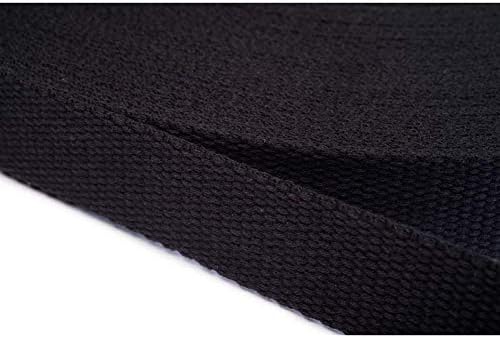 Cotton Webbing, 30 mm, 6 Meters, Black