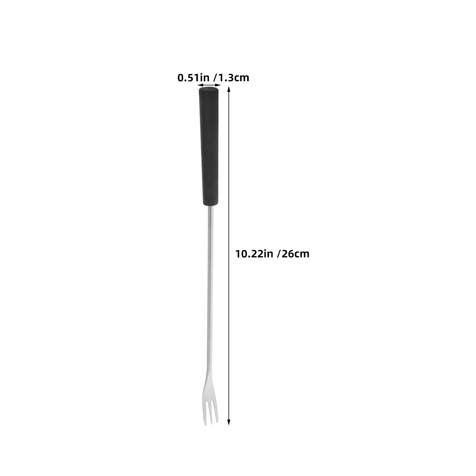 Fourchettes à Fondue en Acier Inoxydable, Lot de 18
