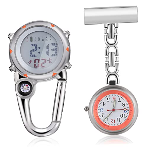 Montre numérique à clip pour le personnel de santé et le plein air