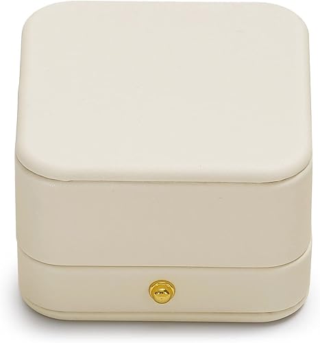 Miniatura 5 de Oirlv Caja de regalo de collar de cuero de primera calidad, cajas de collar blancas para regalo de joyería, caja colgante interior de terciopelo