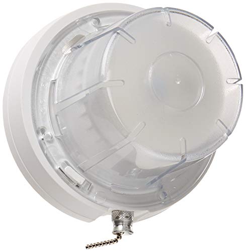 Leviton 9852-LED LED Ceiling Lamp Holder with Pull Chain, 10W Bulb and Bulb Guard