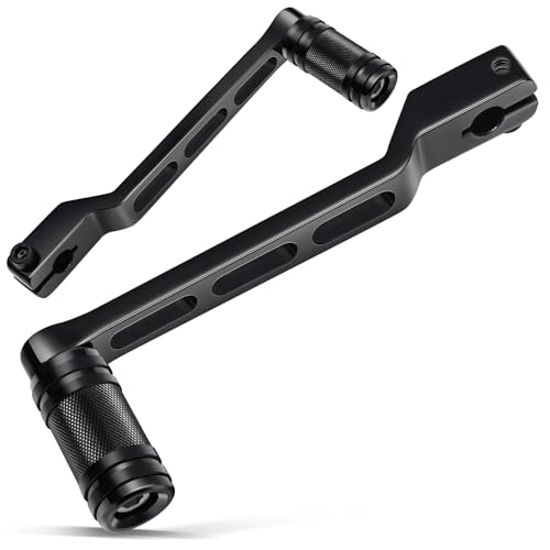 Benlari Heel Toe Shifter Pegs 304 Stainless Steel Shifter Lever Pegs Fit for Harley Touring Street Glide Road Glide Road King Electra Glide 1988-2024 FL Softail 1986-2017 Trike 2008-2024 Black