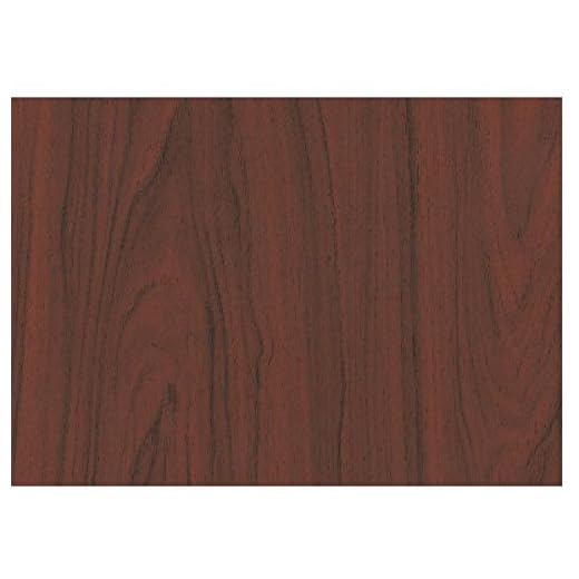 d-c-fix vinilo adhesivo muebles Caoba oscura efecto madera autoadhesivo impermeable decorativo para cocina, armario, puerta, mesa papel pintado forrar rollo láminas 45 cm x 2 m