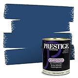 PRESTIGE Paints Exterior Paint and Primer In One, 1-Gallon, Semi-Gloss, Comparable Match of Sherwin Williams* Indigo*