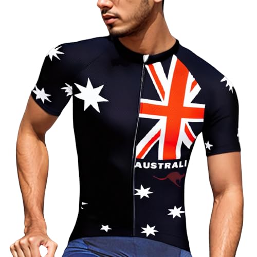 Maillot de ciclismo de manga corta para hombre, chaqueta de ciclismo, camiseta de ciclismo de secado rápido, transpirable, ropa de bicicleta de montaña, ropa de ciclismo arcoíris, ropa de ciclismo