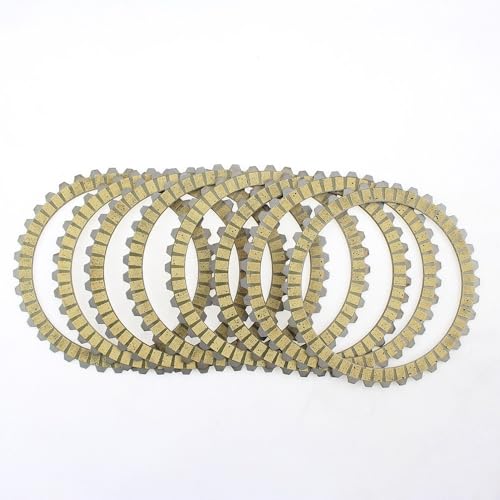 Kit de plaques de friction d'embrayage de moto 8 pièces compatibles avec XL883 XL1200 1200 X48 1991-2011