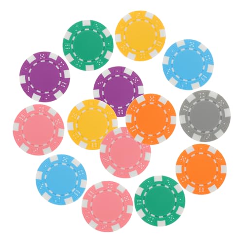 BESPORTBLE 28pcs Plastic Poker Markers and Counting Chips Set for Card Games, Mixed Colors, Stackable Reward Coins for Party Supplies and Home Poker Evenings in Australia Assorted Style