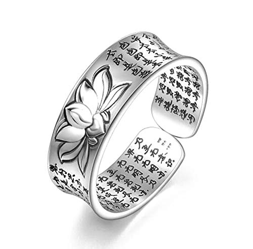 Pulsera de plata de ley 999 de loto y corazón para regalar a una madre