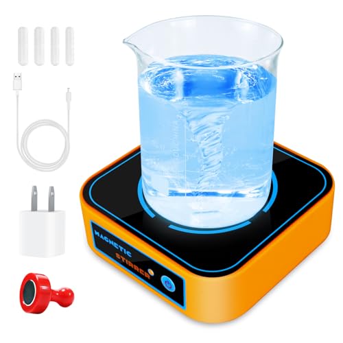 Mini Magnetic Stirrer with 4 Bars and Speed Control