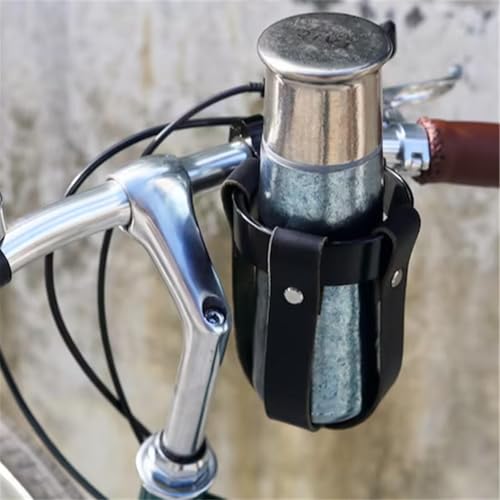 Porte-bouteille pour vélo rétro en acier inoxydable poli pour cyclisme