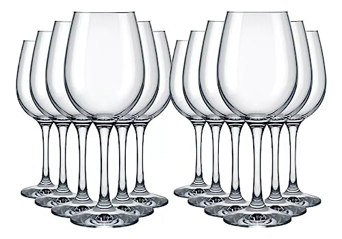 Jogo De 12 Taças Para Vinho Amber 460ml Vidro Pasabahce