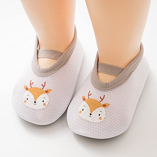 Sapatos de bebê meias de caminhada para bebês primavera e verão meias infantis para uso interno para
