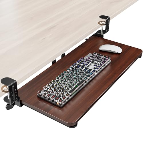 Zontera Ergonomic Keyboard Tray Under Desk, Pull Out with...